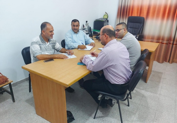 نيابة تنفيذ الأحكام الجزائية تعقد اجتماعاً مع محكمة صلح شمال غزة