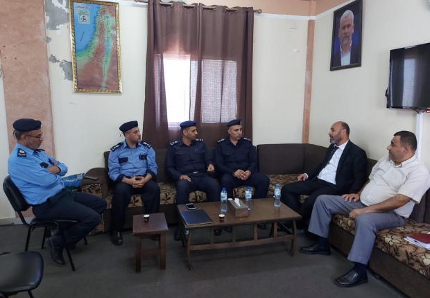 نيابة غزة الجزئية الثالثة تنظم جولة لمراكز شرطة غرب محافظة غزة