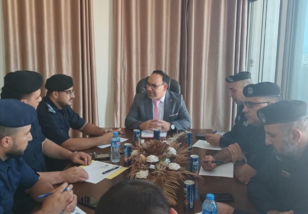 نيابة غزة الجزئية الثالثة تجتمع مع مدراء مراكز الشرطة