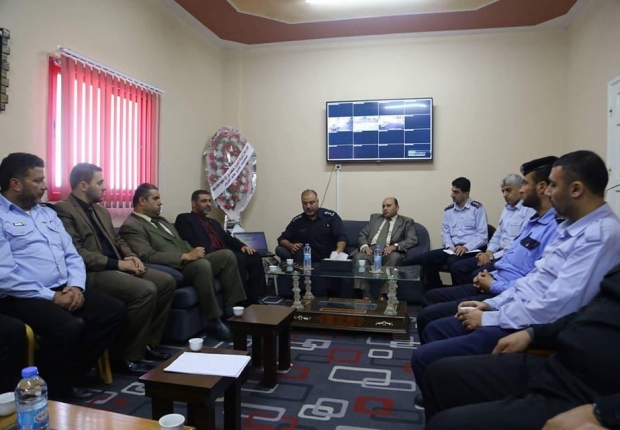 خلال زيارته للإدارة العامة لشرطة المرور