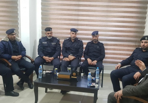 نيابة غزة الجزئية الثالثة تستقبل وفداً من قيادة شرطة البلدية بمحافظة غزة