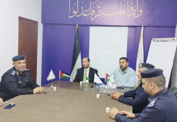 نيابة الوسطى الجزئية تستقبل مدير عام الشرطة القضائية والوفد المرافق له