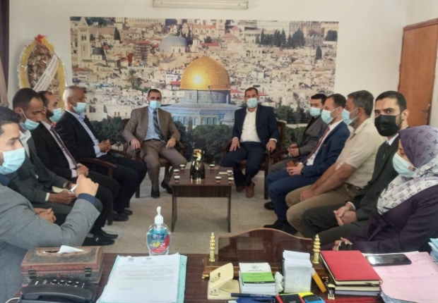 مدير نيابة شمال ومدير الشؤن القانونية بسلطة الأراضي يبحثان تعزيز حماية المال العام ومقدرات الدولة