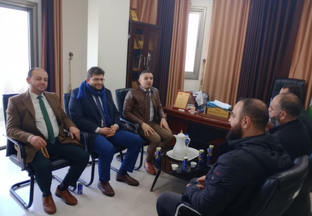 نيابة غزة الجزئية الأولى تلتقي مع أقسام مباحث مراكز شرطة شرق غزة