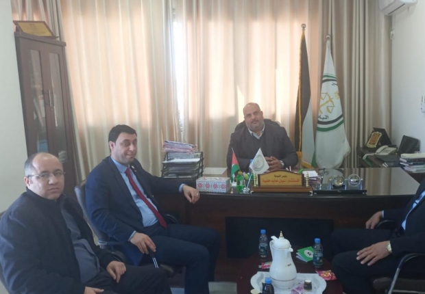 التفتيش القضائي في النيابة العامة يُجري زيارة إلى نيابة غزة الكلية