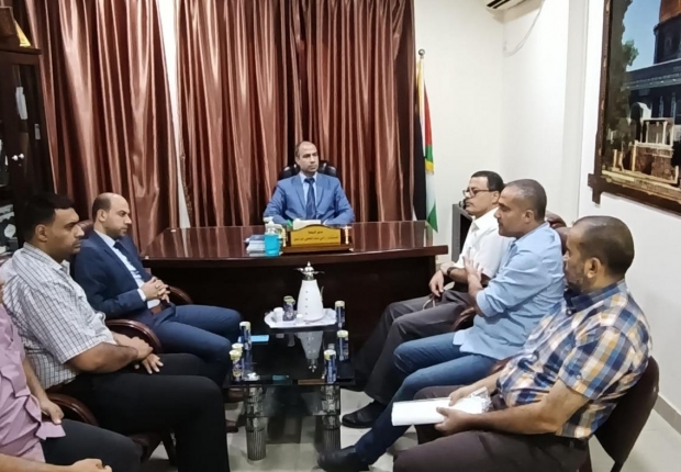 نيابة غزة الجزئية الثانية تعقد لقاءً مشتركاً مع مباحث التموين والمعادن الثمينة