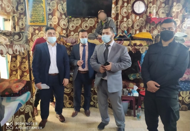 نيابة الاستئناف والنقض تتفقد النزلاء في سجن الكتيبة المركزي وتطمئن على أوضاعهم المعيشية وسلامة الاجراءات القانونية