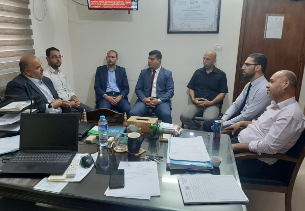 نيابة غزة الكلية تختتم جولة زيارات للنيابات الجزئية