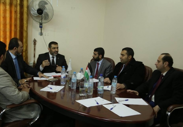النائب العام المستشار/ ضياء الدين المدهون، يلتقي برئيس وأعضاء نيابة محافظة الوسطى