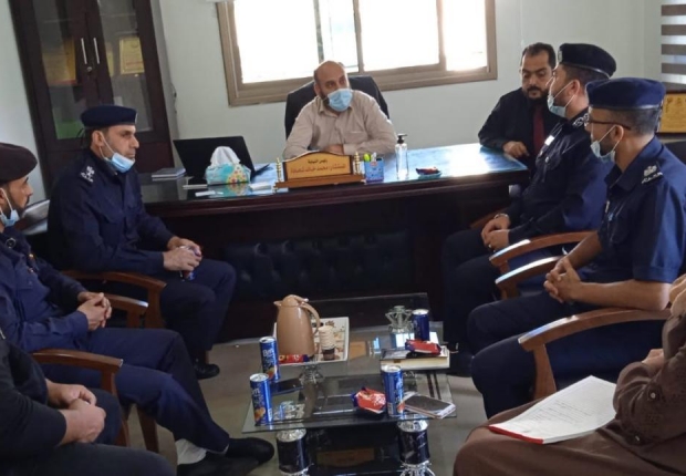 ️نيابة غزة الدائرة الثالثة تعقد اجتماعاً مع شرطة البلدية في المحافظة