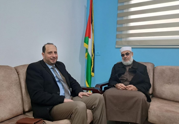 نيابة الوسطى الجزئية تستقبل نائباً من المجلس التشريعي الفلسطيني