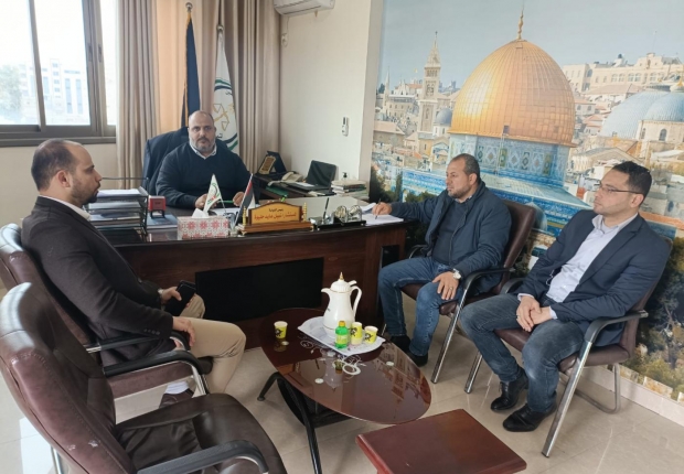 نيابة غزة الكلية تستقبل الشؤون القانونية بالإدارة العامة لمكافحة المخدرات