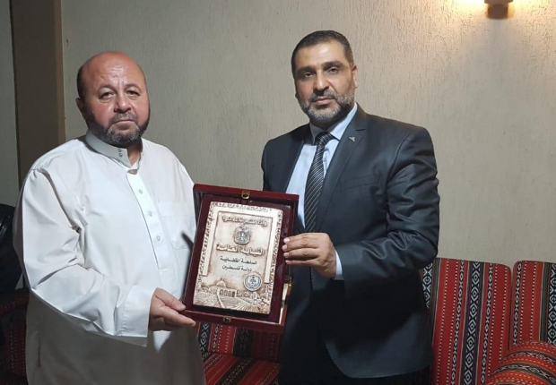 خلال زيارته التكريمية لقائد عام الشرطة الفلسطينية السابق النائب العام: الشرطة الفلسطينية درع الوطن، وذراع النيابة العامة في انفاذ القانون