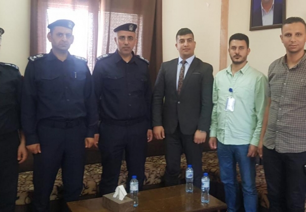دائرة الشيكات بنيابة غزة الجزئية الثالثة تنظم زيارة لمركز شرطة الشاطئ
