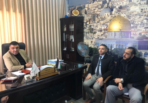نيابة غزة الجزئية الأولى تجتمع مع المكتب الفني في النيابة العامة