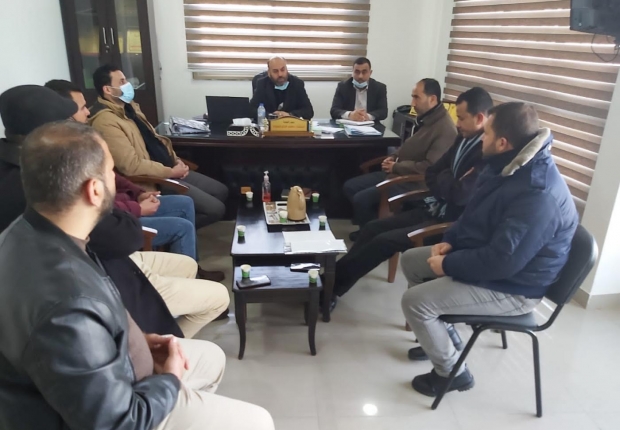  نيابة غزة الجزئية الثالثة تجتمع مع اللجنة المشكلة من الأمانة العامة لمكافحة ظاهرة نقاط الغاز العشوائية