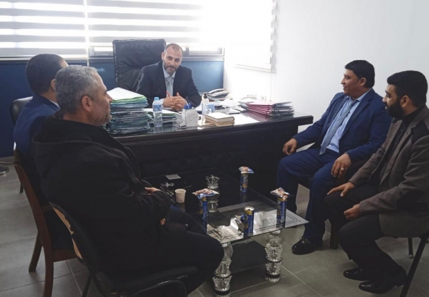 مدير نيابة خانيونس الكلية يعقد اجتماعه الأول بحضور أعضاء النيابة ورئيس القلم