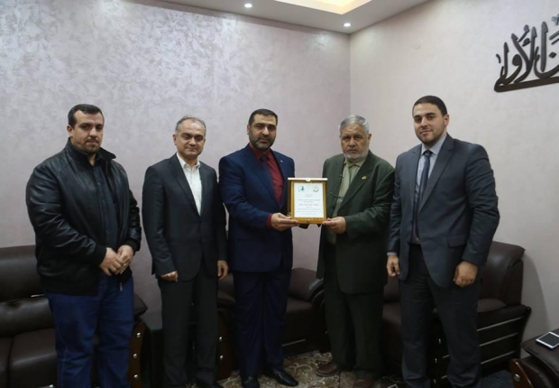 تكريم النائب العام المستشار ضياء الدين المدهون لمعهد بيت الحكمة