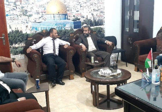 مدير نيابة رفح  يستقبل رئيس بلدية  الشوكة  ويؤكد على التعاون لتحقيق المصلحة العامة وخدمة الجمهور