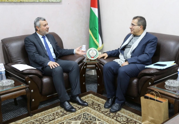 النائب العام يناقش مع رئيس اتحاد المقاولين الفلسطينيين فتح قناة تواصل ساخنة لدعم وإسناد الاقتصاد الوطني