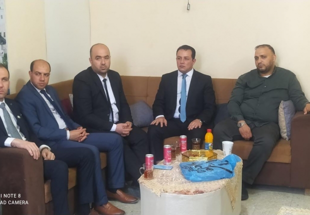 نيابة غزة الجزئية الثانية تُجري زيارة لمدير مباحث محافظة غزة
