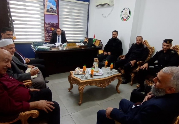 نيابة خانيونس الجزئية تستقبل وفد من المجلس التشريعي وإدارة سجن أصداء