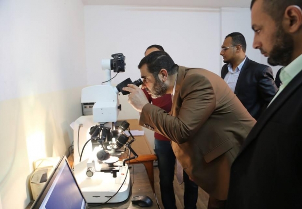خلال زيارته للإدارة العامة للأدلة الجنائية