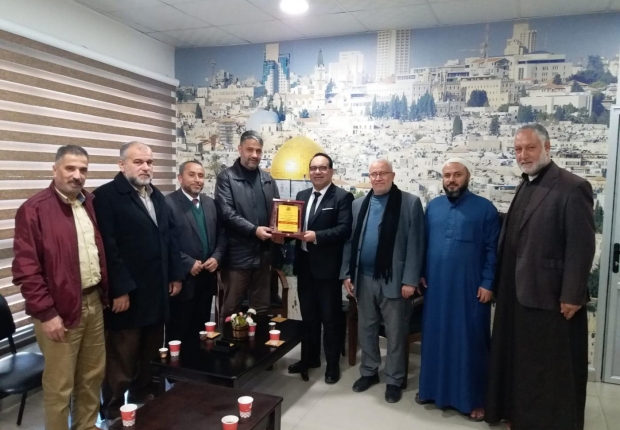 نيابة غزة الجزئية الثالثة تستقبل وفداً من الهيئة الإدارية لحركة حماس في منطقة الشاطئ