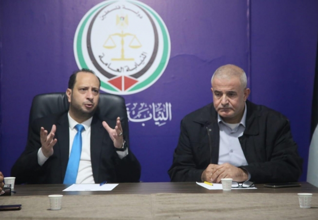 نيابة الوسطي الجزئية تستقبل وفداً من حركة حماس بمنطقة الزوايدة