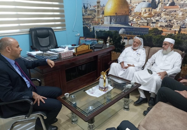 نيابة الوسطى الجزئية تستقبل وفداً من مكتب نوّاب المحافظة الوسطى لتعزيز التعاون المشترك