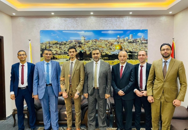 النائب العام يجتمع بمدير وأعضاء النيابة الجزئية في محافظة الوسطى