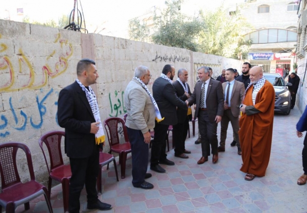 النائب العام يلتقي بتجمّع المخاتير والوجهاء ولجان الإصلاح والعشائر في شرق مدينة غزة