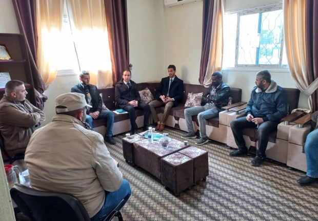 نيابة الوسطى الجزئية تعقد اجتماعاً مع قسم مكافحة مخدرات الوسطى لتعزيز التعاون المشترك