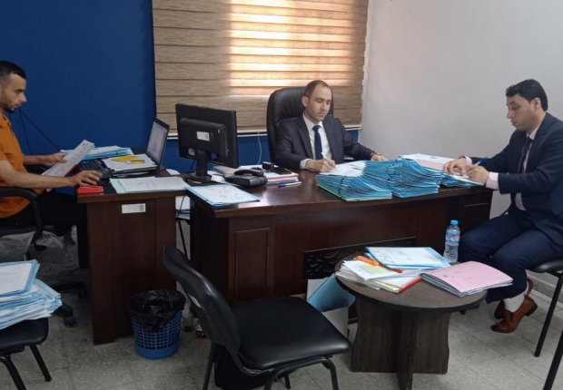  التفتيش القضائي يبدأ في إجراء معايشة لأعضاء النيابة المحقّقين في  نيابتَي رفح والشمال الجزئية