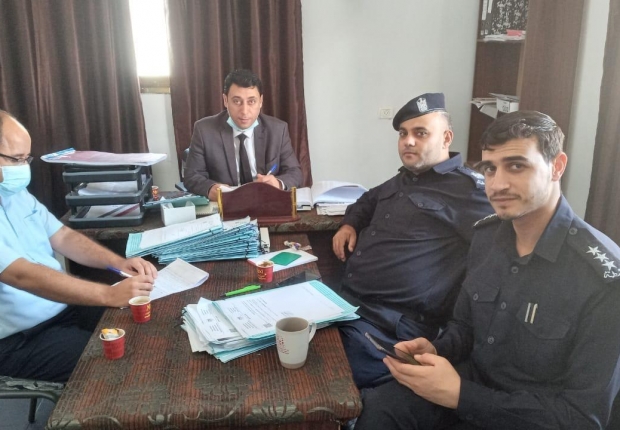 التفتيش القضائي يختتم جولاته التفتيشية على مراكز شرطة محافظة شمال غزة