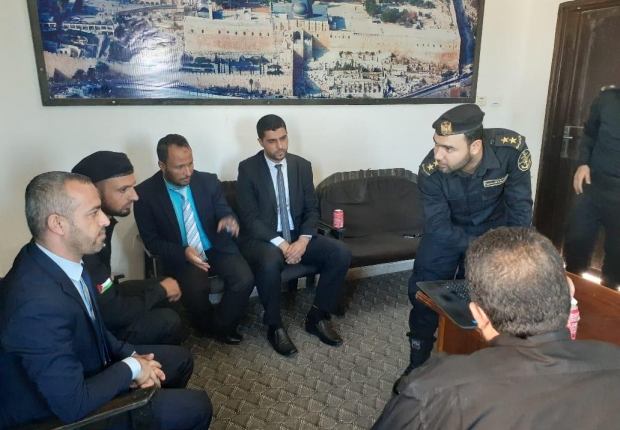 نيابة رفح الجزئية تجرى زيارة تعاونية لقيادة الشرطة البحرية في محافظة رفح