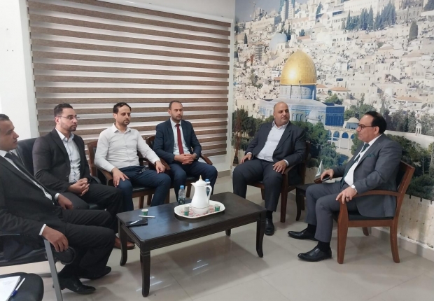 نيابة غزة الكلية تُجري زيارة لنيابة غزة الجزئية الثالثة