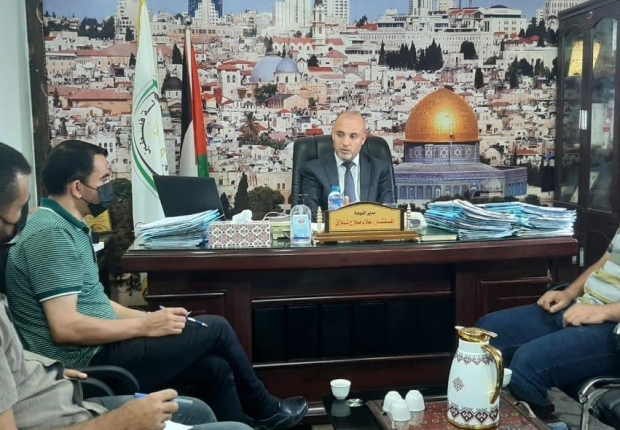 نيابة الوسطى الجزئية تجتمع بقسم الجرائم الإلكترونية في المباحث العامة