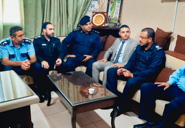 مدير نيابة غزة الأولي ومدير  شرطة التفاح  يؤكدان على تعزيز سيادة القانون ومكافحة الجريمة وترسيخ الاستقرار المجتمعي