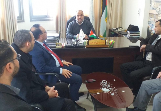 نيابة غزة الكلية تلتقي بنيابة غزة الجزئية الثالثة لاستمرار التعاون على تجويد العمل