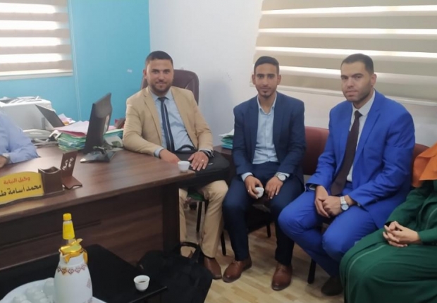  نيابة الوسطى الجزئية تستقبل وفداً من نقابة المحامين في المحافظة الوسطى