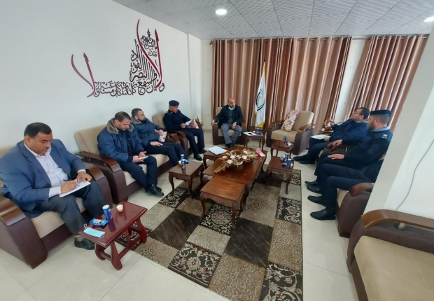  نيابة غزة الجزئية الثالثة تستقبل وفداً من مفتشي التحقيق في المراكز الشرطية بالمحافظة