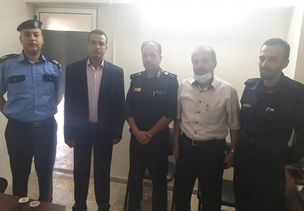 وكيل نيابة المرور بغزة ومفتش تحقيقات الحوادث يؤكدان على  تجويد وحسن ادارة الملف الجزائي والتشدد مع  المستببن بالحوادث المرورية الخطرة