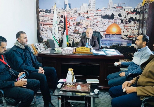 نيابة الوسطى الجزئية تستقبل وفد من الأجهزة الأمنية وهيئة التوجيه والسياسي بالمحافظة 