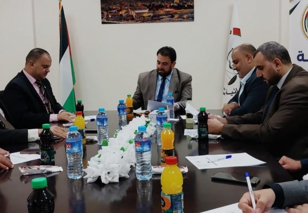 نيابة غزة الكلية تناقش مع محكمة بداية غزة وضع ملفات الجنايات