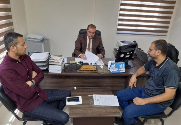 نيابة المؤسسات ومكافحة الفساد وجرائم الأموال تجتمع مع مفتش تحقيق المباحث الطبية
