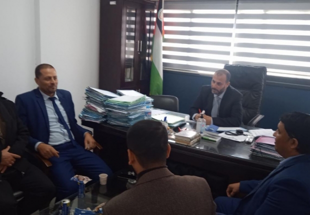 مدير نيابة خانيونس الكلية يعقد اجتماعه الأول مع أعضاء النيابة ورئيس قلمها