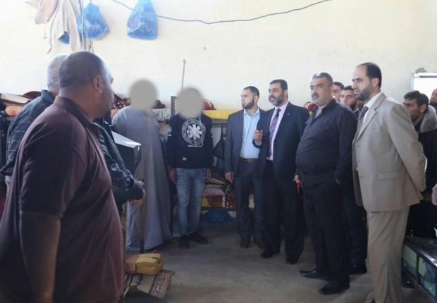 خلال زيارته التفقدية لسجن خانيونس المركزي.