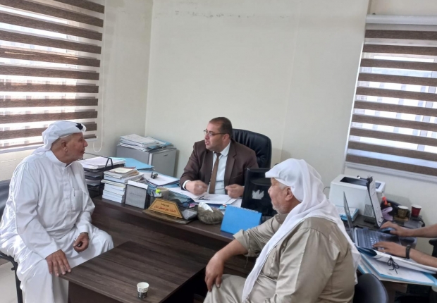 نيابة المؤسسات ومكافحة الفساد وجرائم الأموال تستقبل وفداً من لجان إصلاح منطقة الشيخ رضوان