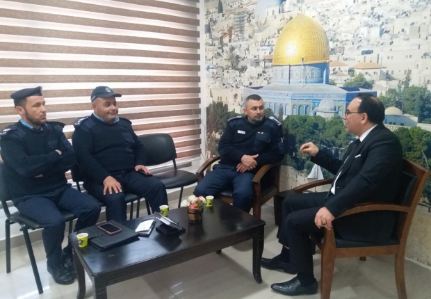 نيابة غزة الجزئية الثالثة تستقبل وفداً من إدارة الوحدة القانونية للشرطة